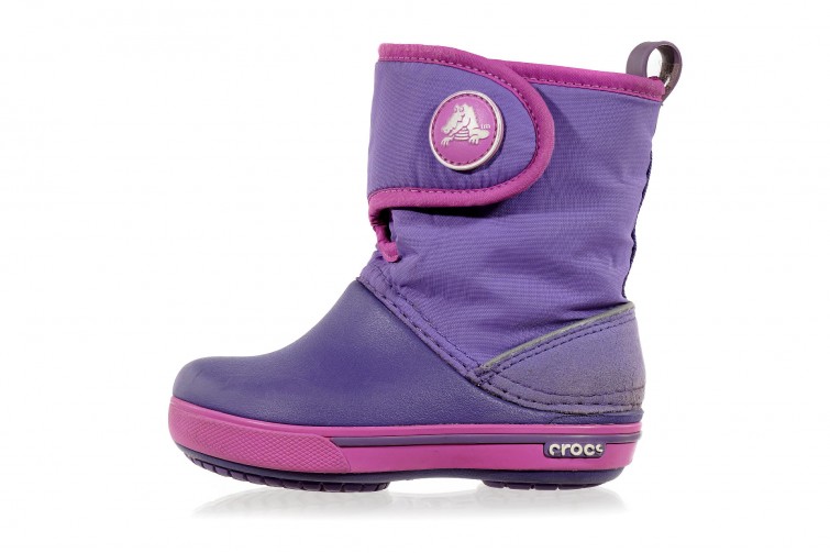 Сноубутсы Crocs Kids Crocband II.5 Gust Boot (4-UC) фиолетовые