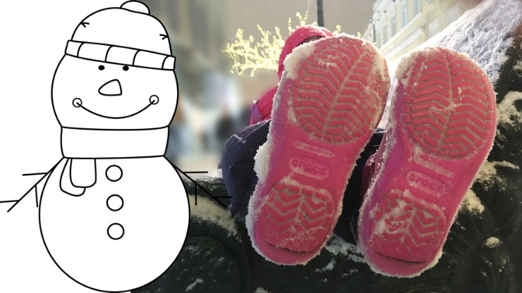 crocs used winter-spring boots kids