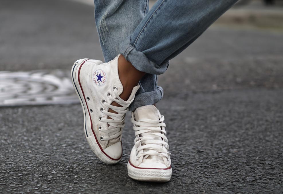 used white converse