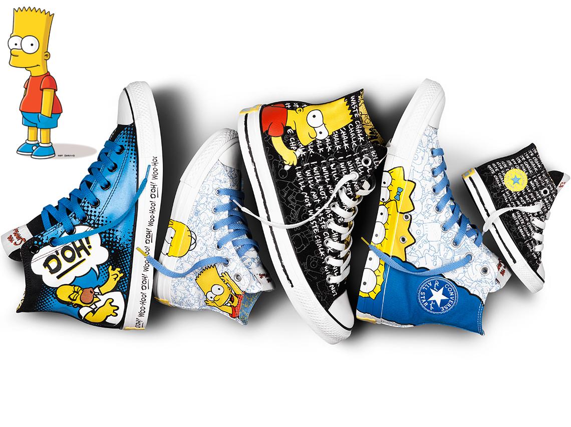 the simpsons converse shoes